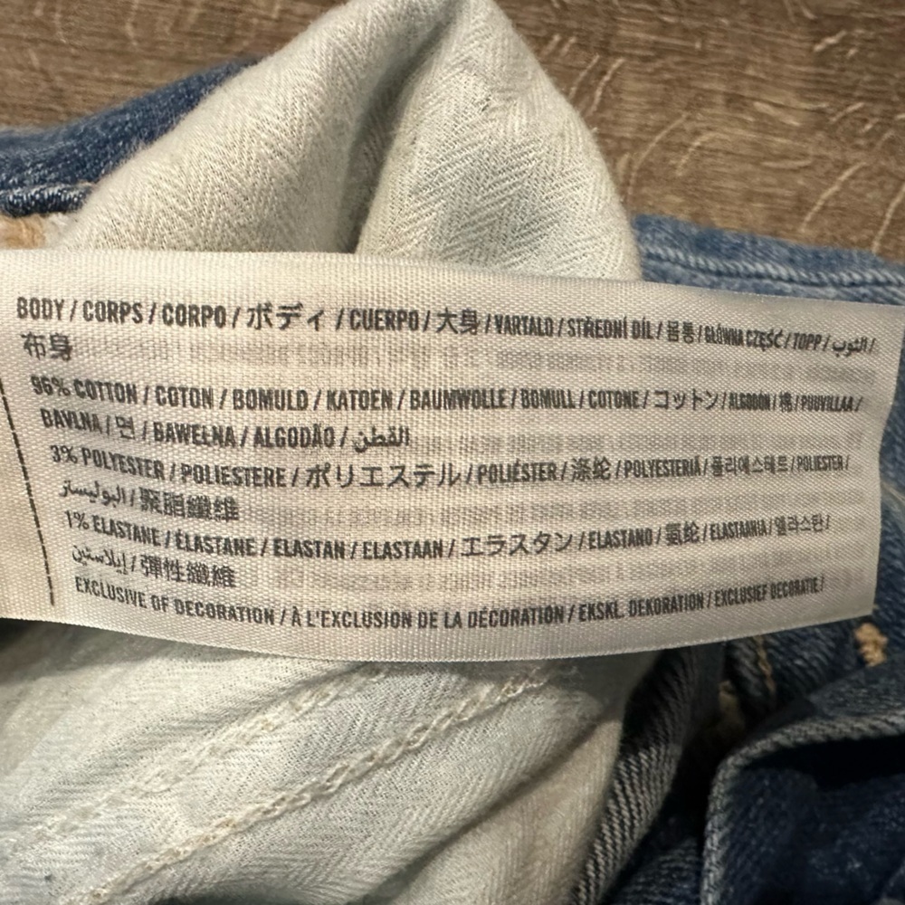 Hollister Junior's Jeans Size 5R 27 Ultra High-Rise Mom Tapered Leg Paper Bag - Picture 7 of 11